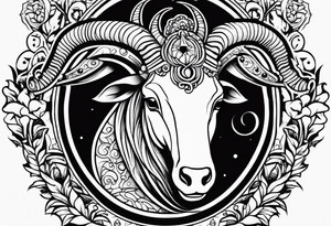 Capricorn sign tattoo tattoo idea