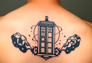 Colorful
Tardis with space in background. tattoo idea