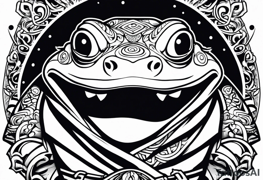 Jiraiya Naruto Gamakichi toad tattoo idea