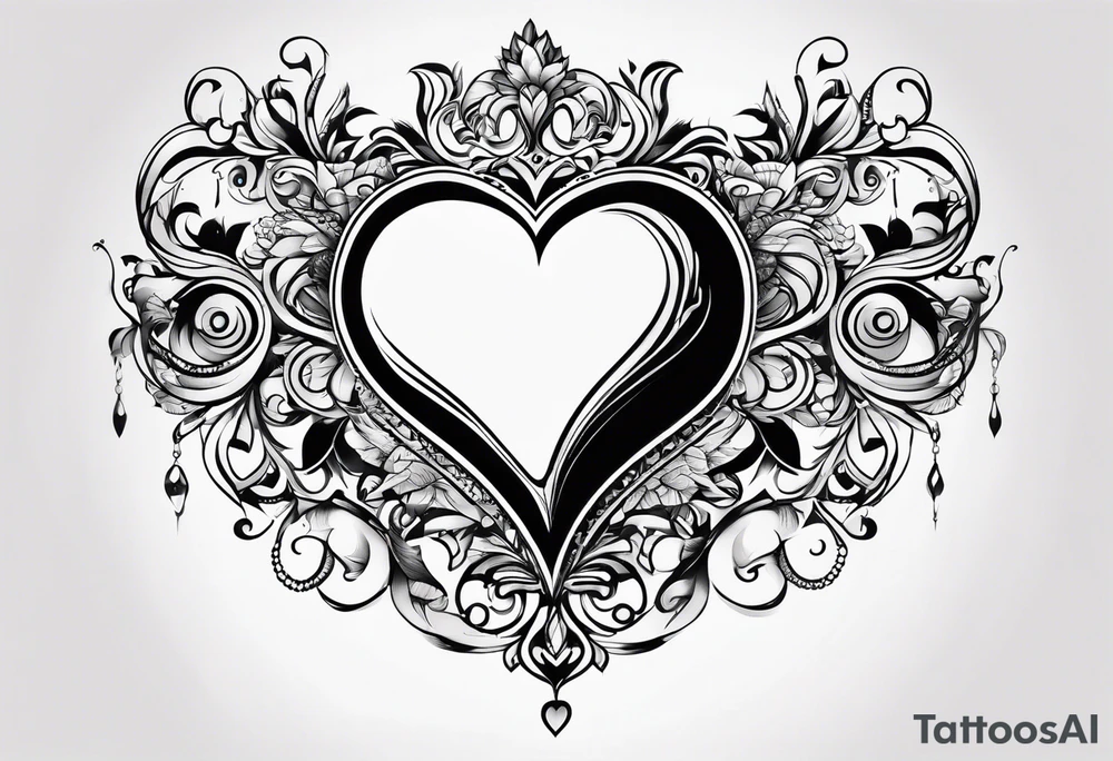 heart tattoo idea