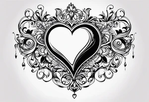 heart tattoo idea