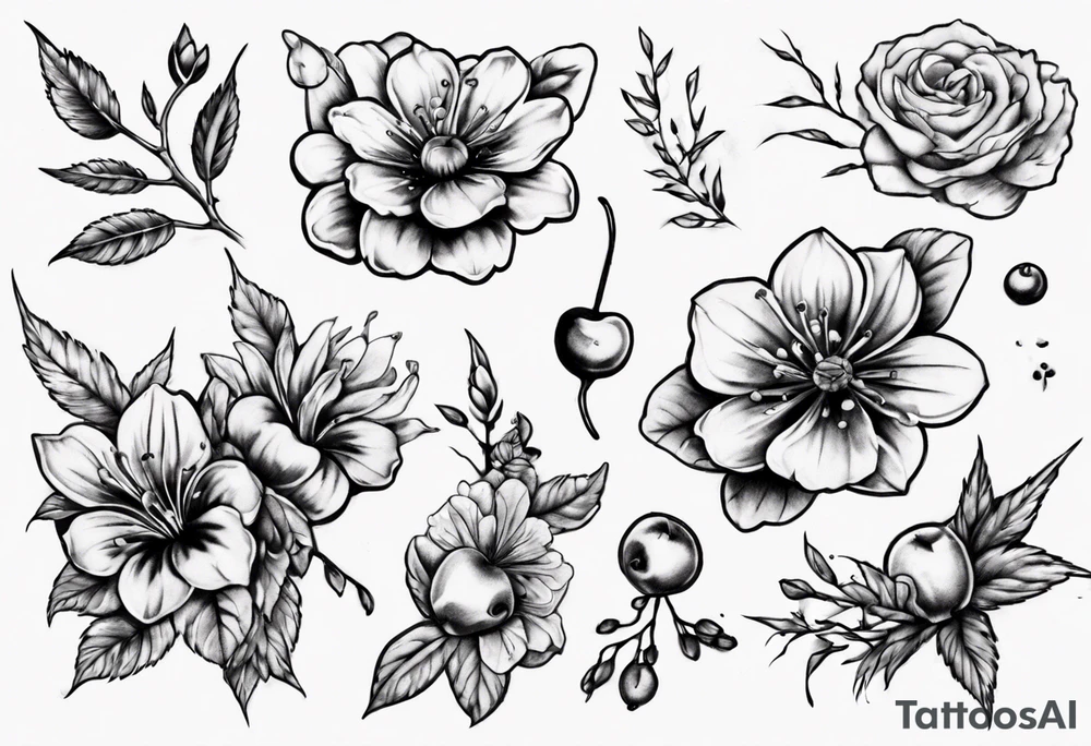 Kirschblüten tattoo idea