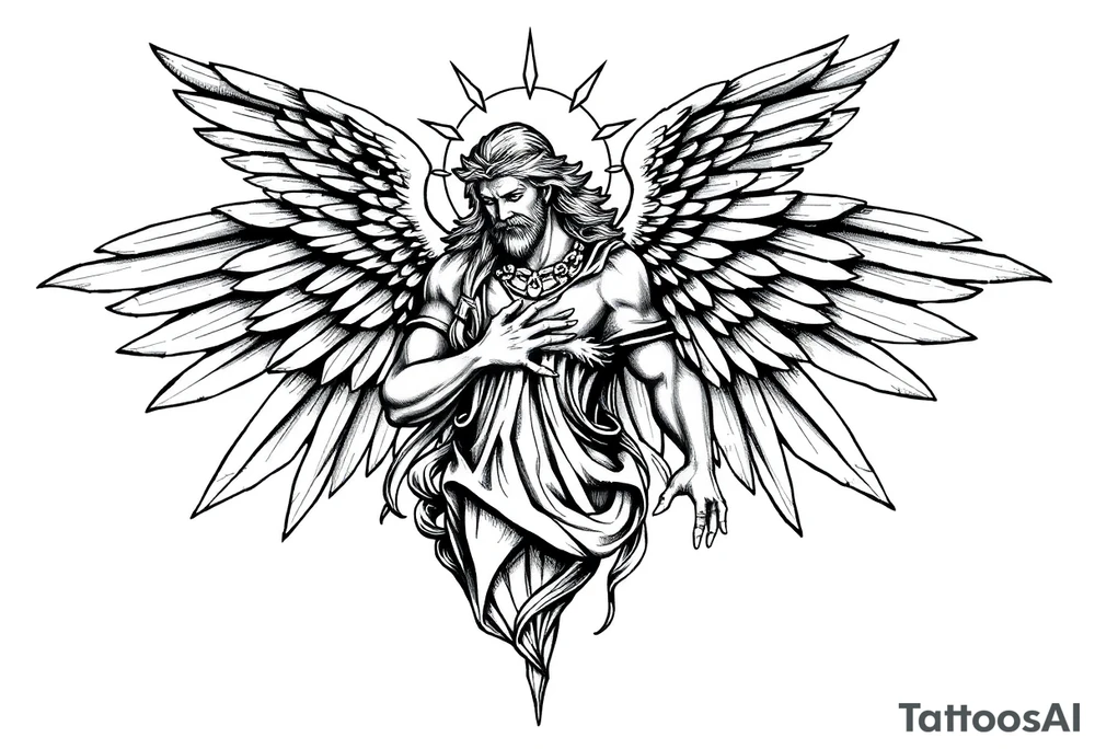Holy Archangel, Biblical, Christianity, Archangel Michael, Hebrew, Guards of Christianity tattoo idea