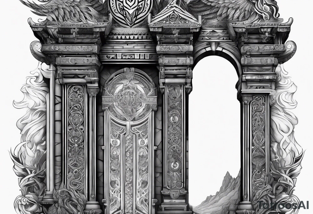 Valhalla gates tattoo idea
