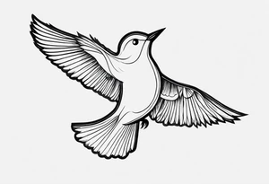 Semicolon Bird tattoo idea