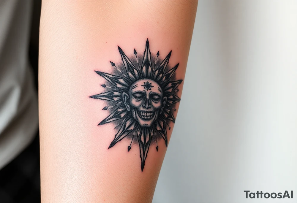victory over coma and methadone. a new life in meditation. tattoo on the arm tattoo idea