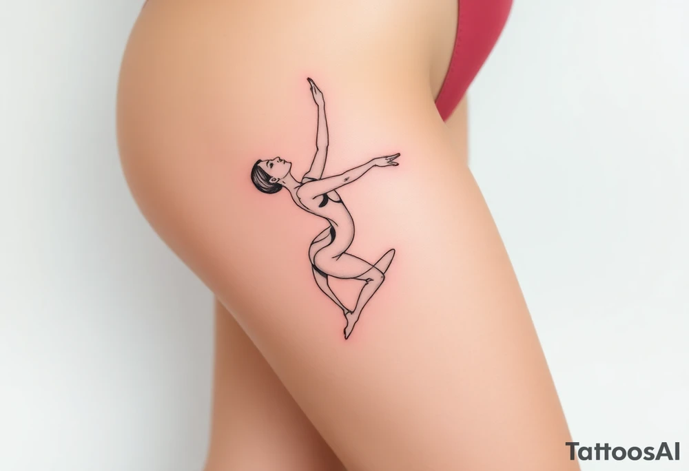 Contortionist tattoo idea