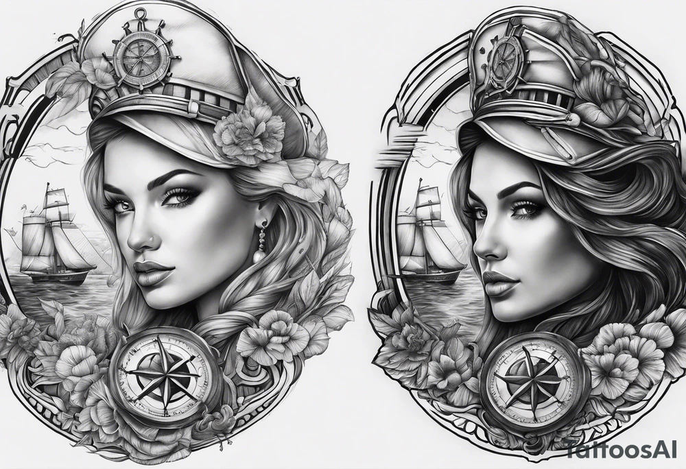 make a full sleeve nautical tattoo design tattoo idea