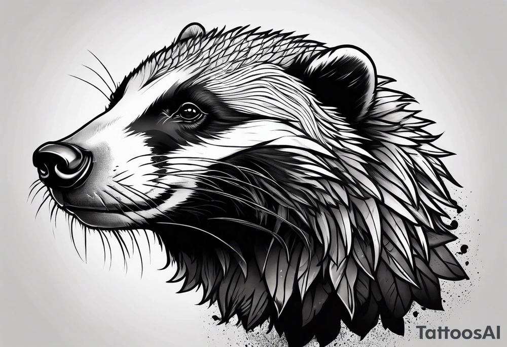 Mc honey badger tattoo idea