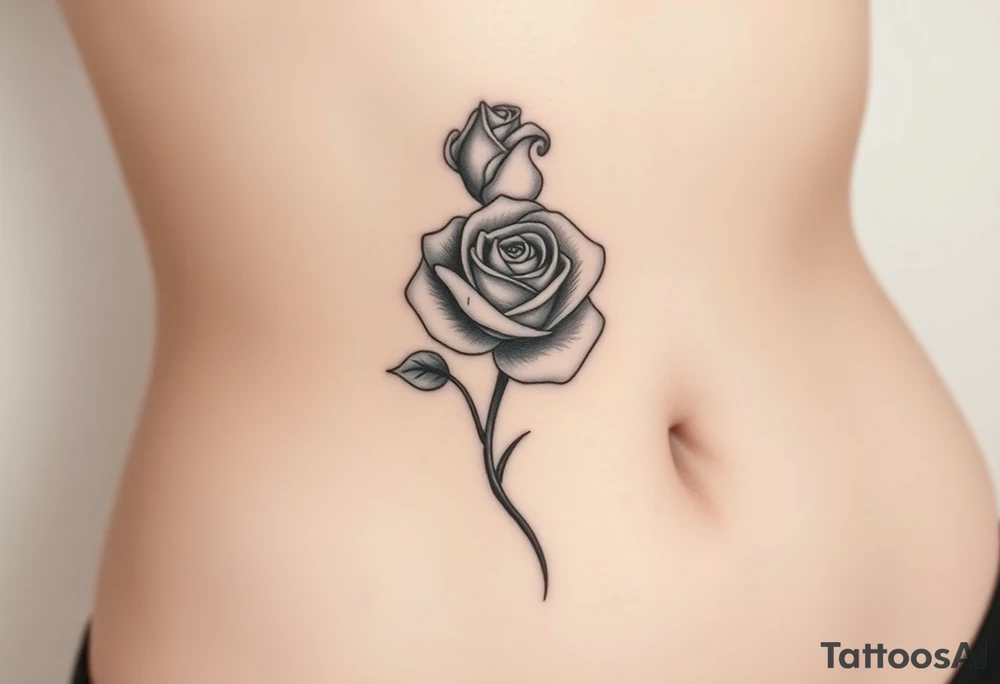 Fading Rose with Smoke”
A rose starting at your rib cage, its petals wilting and fading as it moves down toward your thigh. The rose could be entwined with soft, swirling smoke that wraps around the stem and petals. This design could symbolize love or beauty lost over time, but still existing in the hazy, introspective memories. The smoke adds a calming, reflective quality without being too cold. tattoo idea