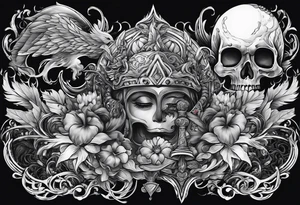 heaven and hell tattoo tattoo idea