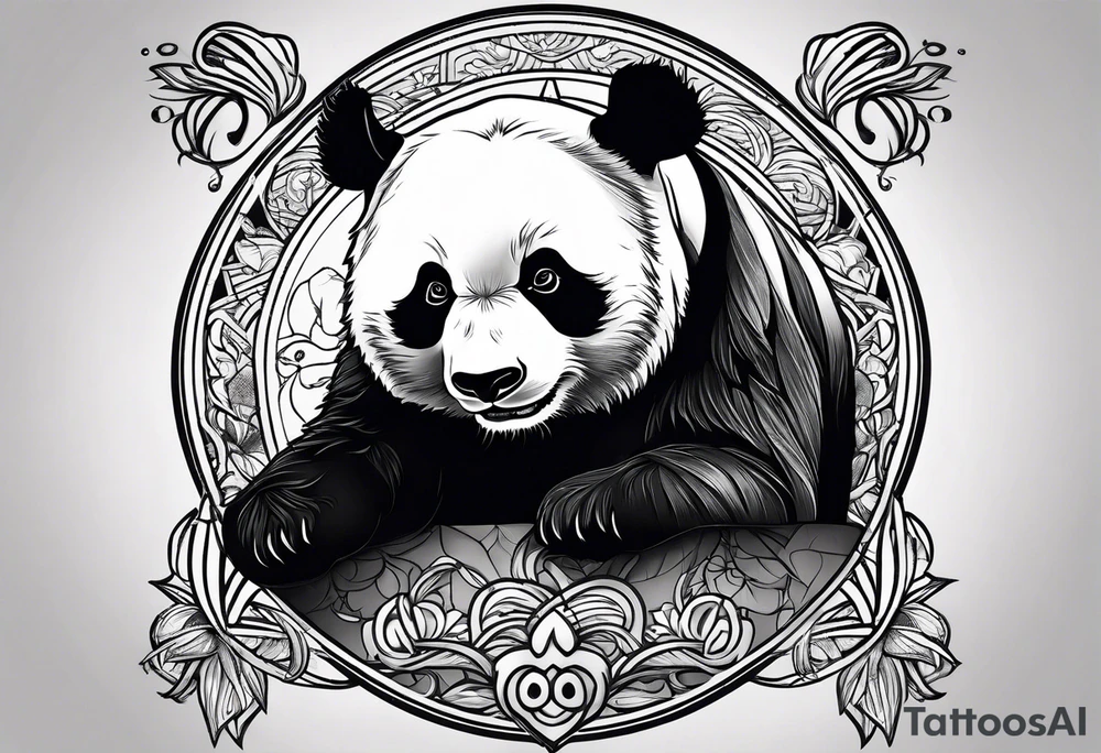 panda tattoo idea