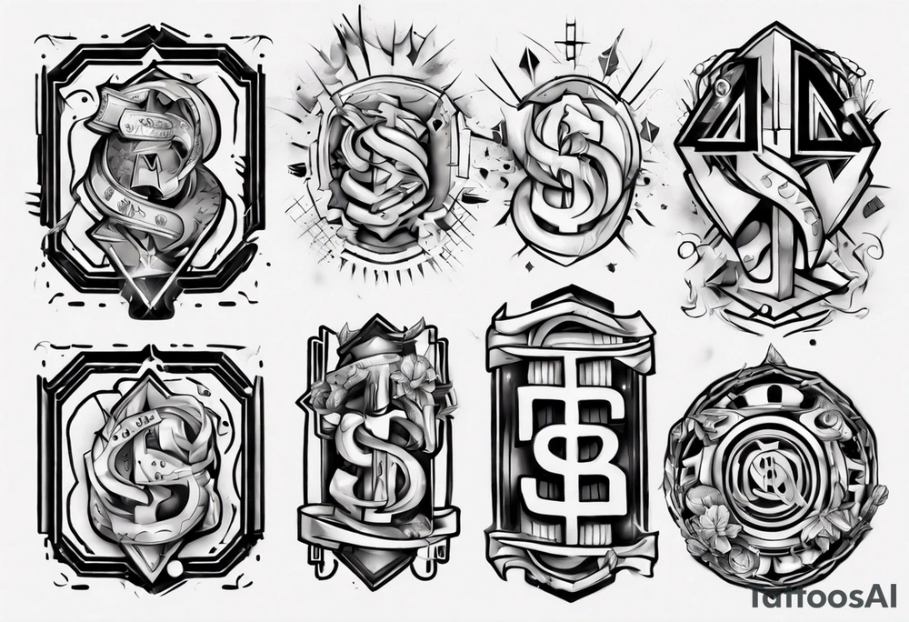 money in the bank tattoo idea