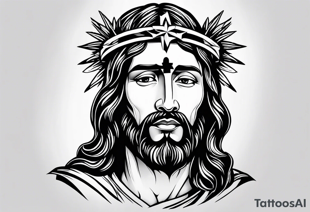 nombre de jesus en pes tattoo idea