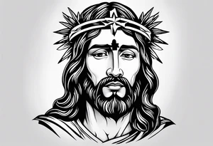 nombre de jesus en pes tattoo idea