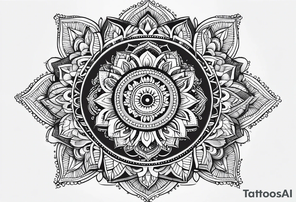 mandala tattoo idea