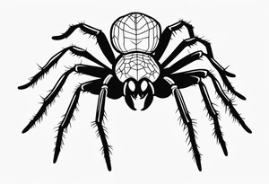 Realistic Tarantula tattoo idea