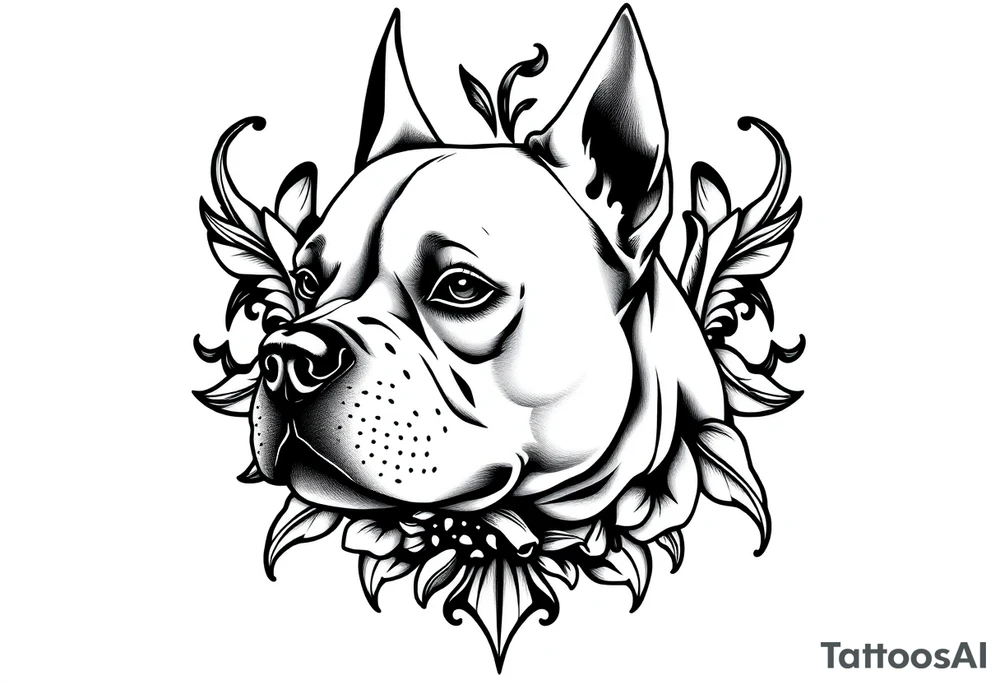 PITBULL tattoo idea