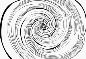 Spiral galaxy tattoo idea