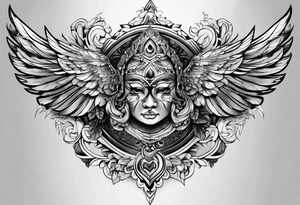 Forearm wisdom tattoo idea