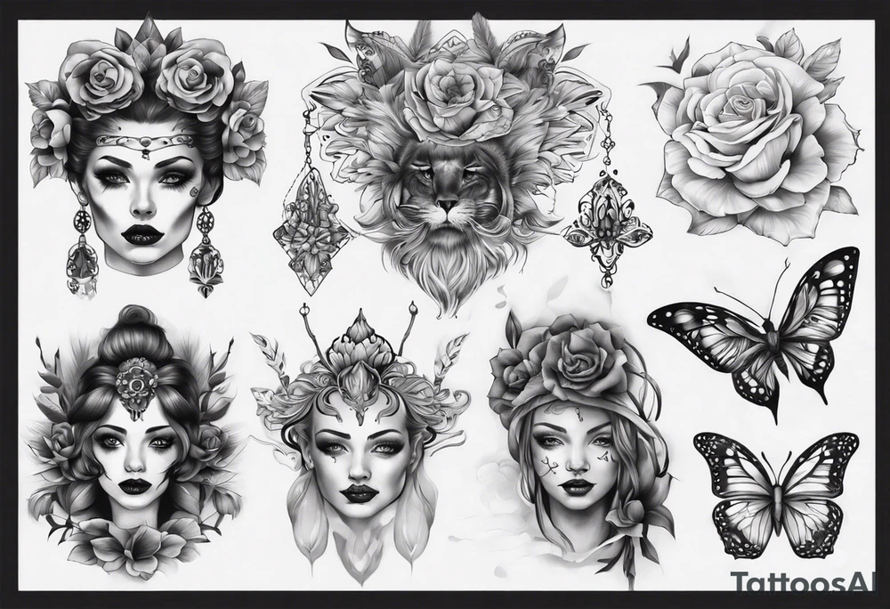 Девушка ест пальму tattoo idea
