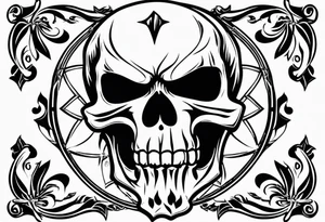 punisher skull tattoo idea