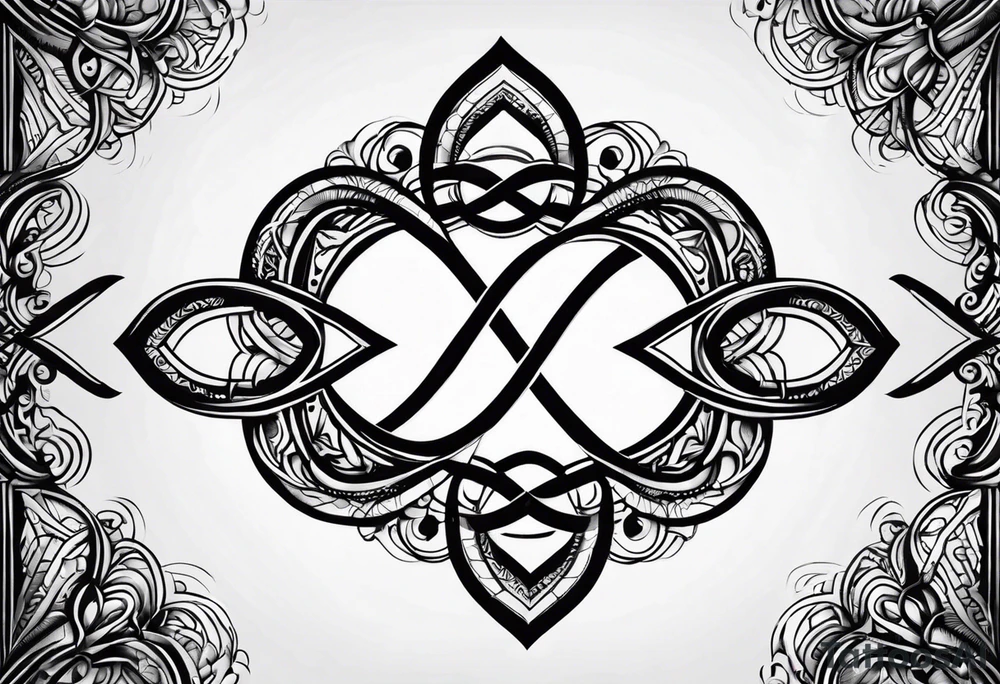 could you just draw an infinity symbol tattoo idea