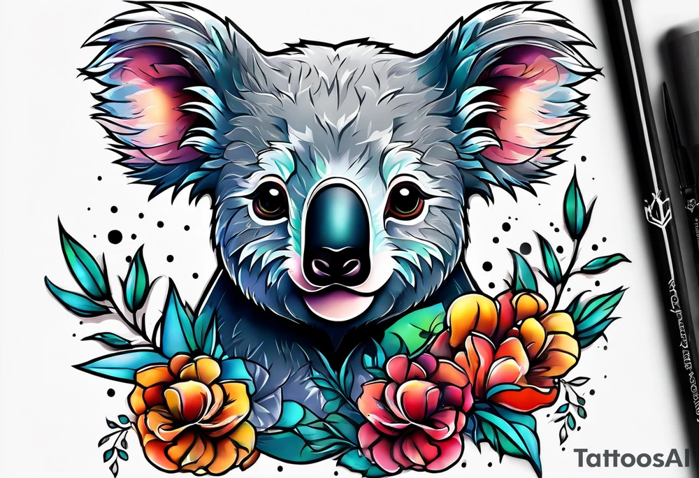 koala tattoo idea
