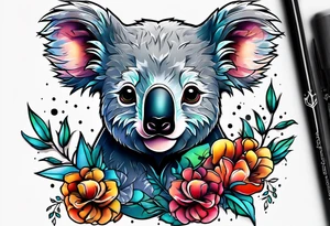 koala tattoo idea