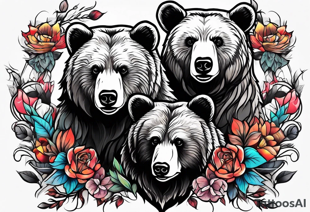 Bear Family tattoo idea