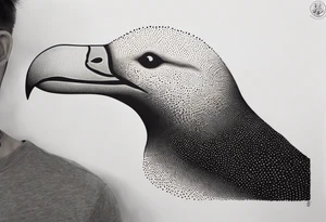 giant albatross tattoo idea