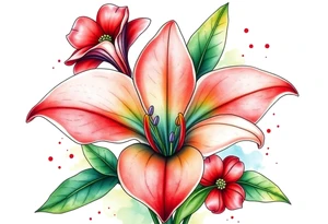 Lilly of the vally tattoo idea