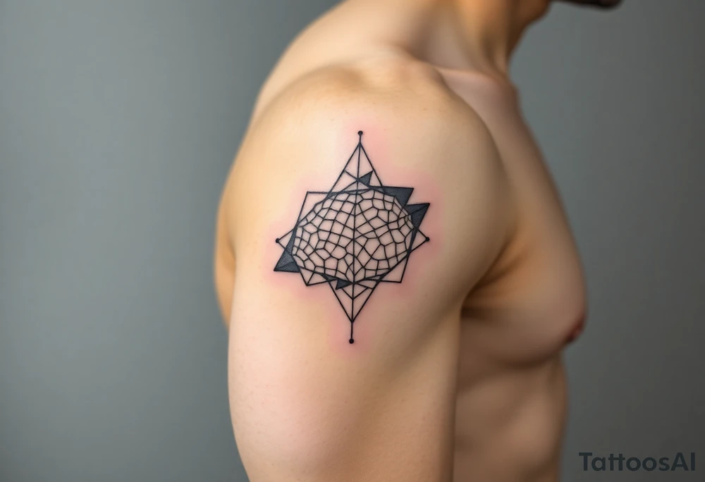 Thick sexy negative fishnet latex tattoo idea