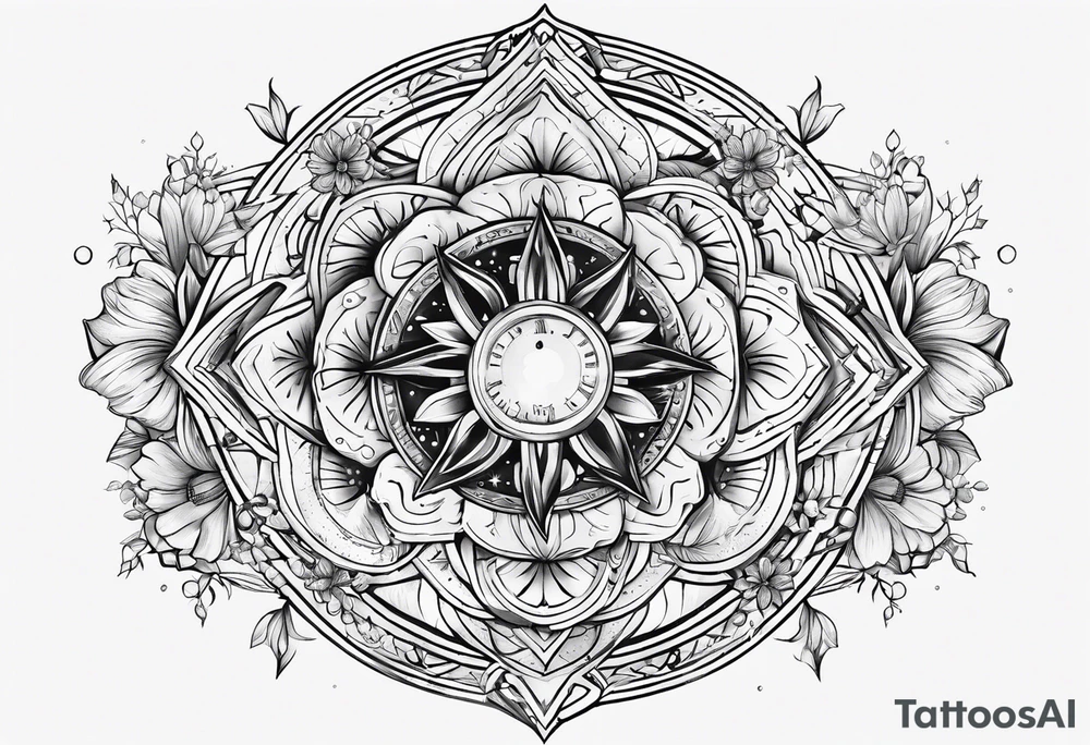 Cosmos tattoo idea
