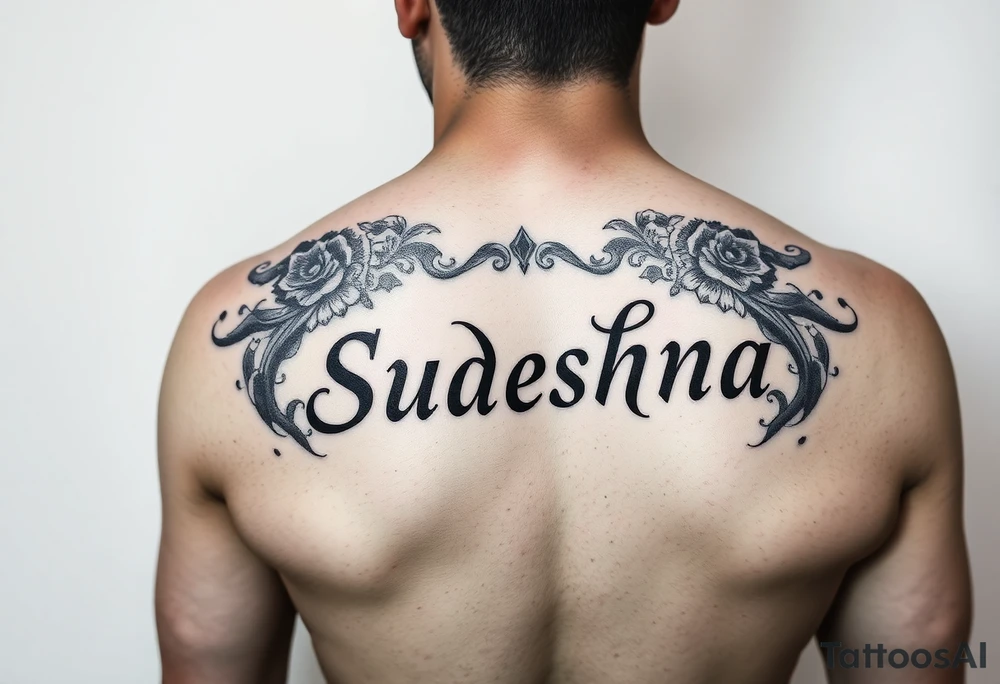 Tattoo in mores code of name Sudeshna on forearm tattoo idea