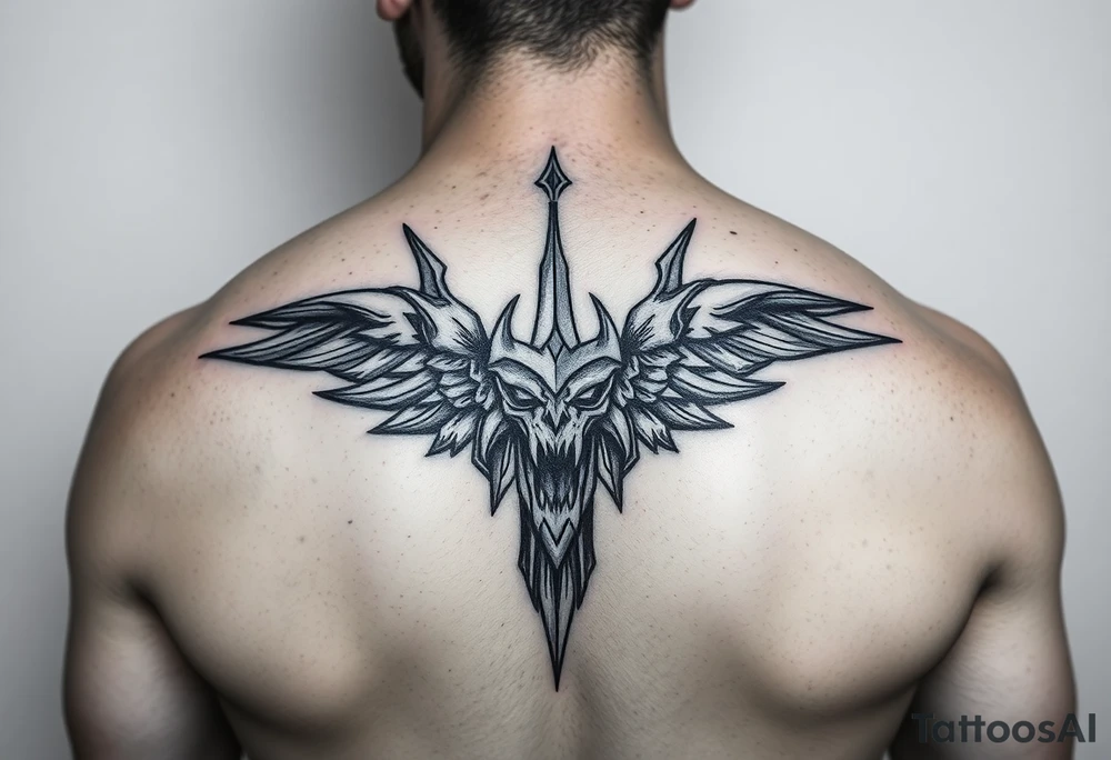hełm wikingów tattoo idea