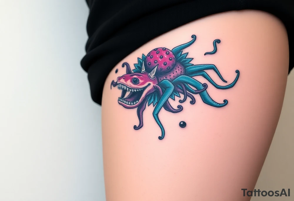 Scary deep sea tattoo idea