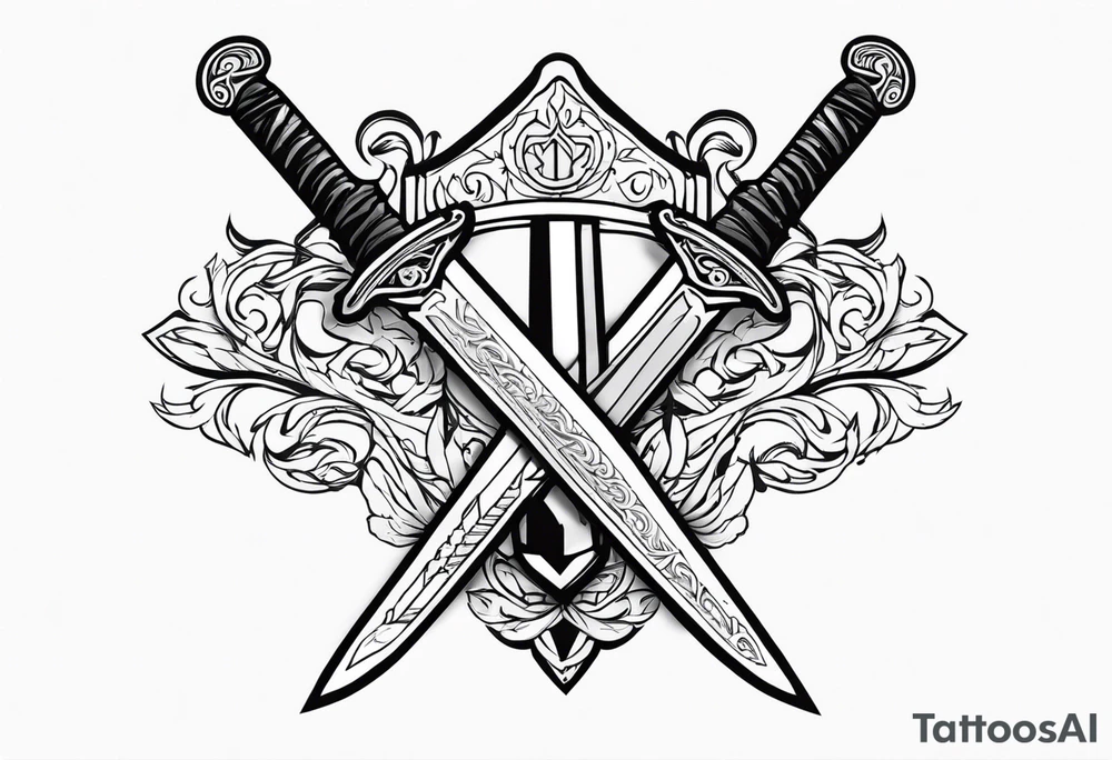 Valhalla sword tattoo idea