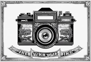 Create a tattoo design of a album cover wish you were here tattoo idea