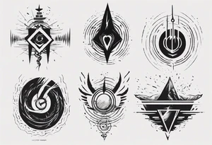God, text, soundwave tattoo idea