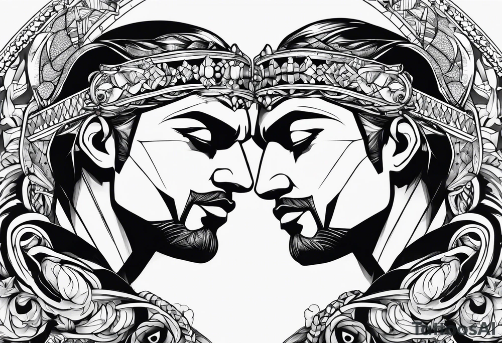 masculine pisces friendship tattoo idea tattoo idea
