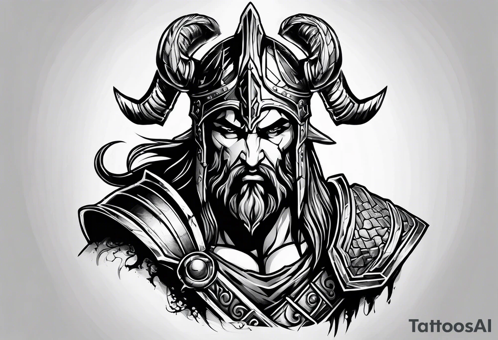 ares the god of war tattoo idea