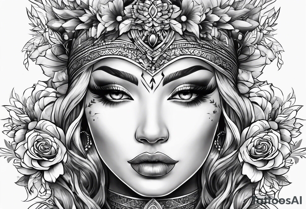 self love and self growth tattoo idea
