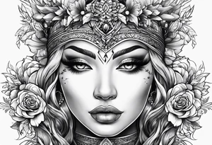 self love and self growth tattoo idea