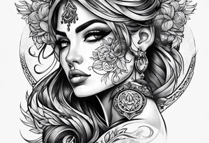 MALIN lettering tattoo idea