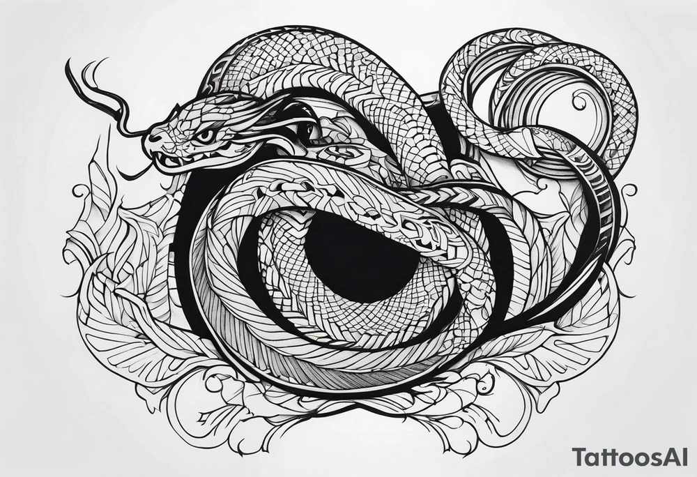 Serpent tattoo idea