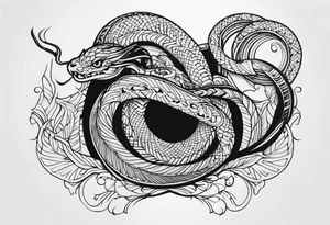Serpent tattoo idea
