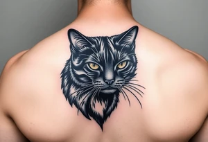 Black Cat tattoo idea