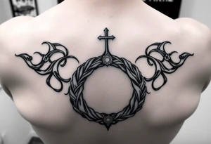 Arc of the covenant from the Bible tattoo idea