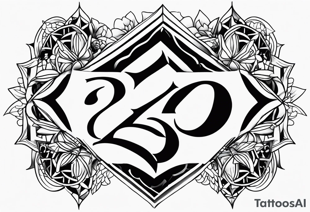 The number twentytwo tattoo idea